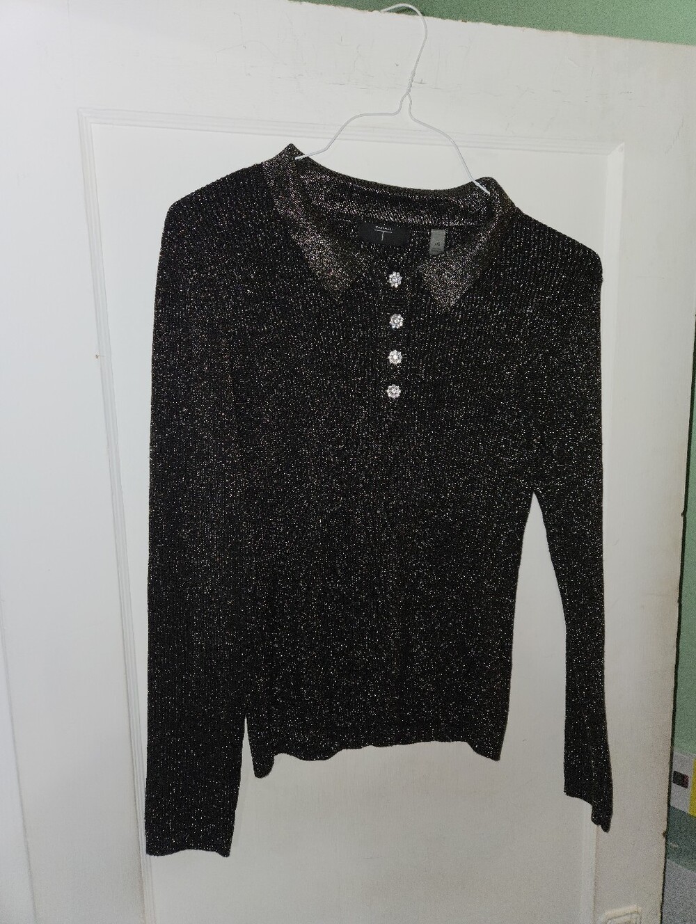NWT Tahari Long Sleev Polo Size L